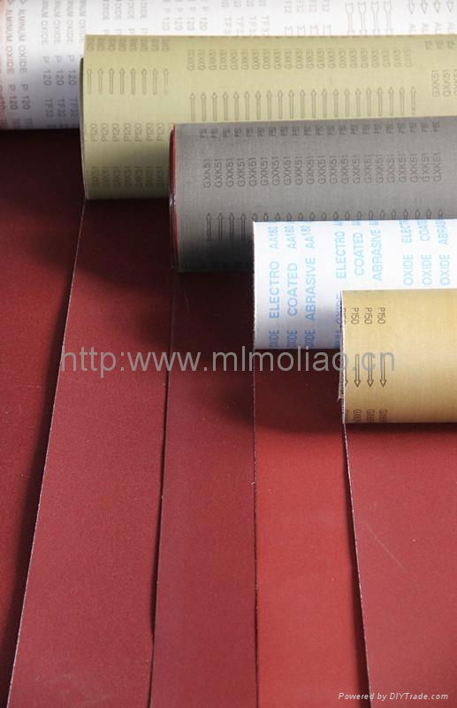 Waterproof abrasive cloth roll