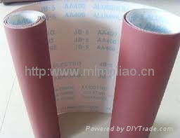 Flexible abrasive cloth roll 2