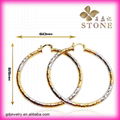 Wholesale gold hoop earrings 2