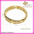 Sunny jewelry custom 18k gold bangle and