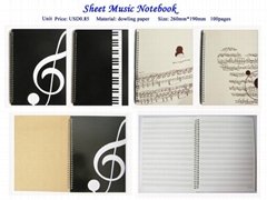 sheet music notebook