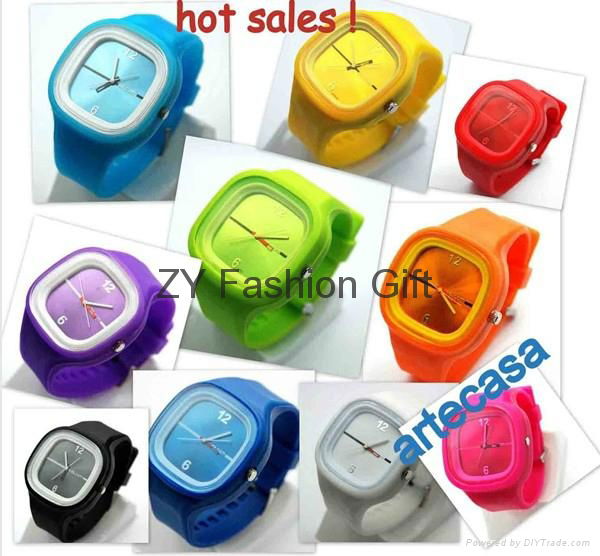 Hot fashion Jelly watches men  3