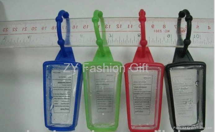 Promotional 30ML hand sanitizer gel silicon bottle holder  3