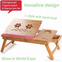 ZS10F Bamboo laptop table