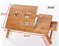 ZS3D Bamboo computer desk 1