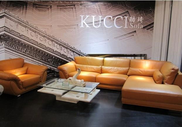 Imported Italian leather sofa 5