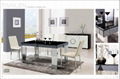 2012 new design modern glass table hardware dining table 3