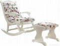 2011 Top sales bedroom imported wooden leisure rocking chair 2