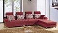 2011 Hot sales model Design Leisure fabric sofa 4