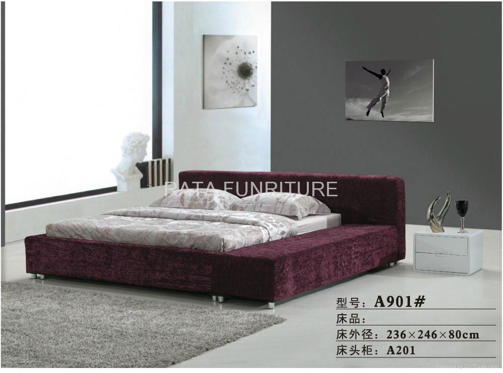 2012 new design convenient tomenta king bed 3