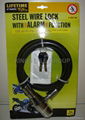 Motorcycle cable alarm lock 3