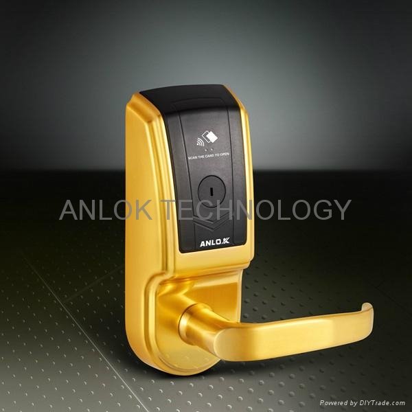 Hotel Lock with US standtard mortise, anti-violence. 2