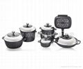 nonstick aluminium cookware set