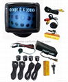 Rearview Mirror with 3.5 inch TFT Monitors video Parking Sensor system 1