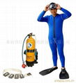 Breathing apparatus for diving