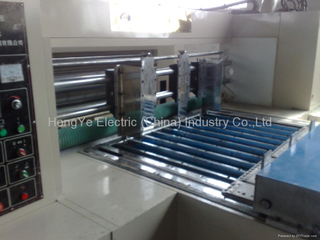 corrugated flexo printing slotting machine with die cutting department 4