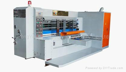 corrugated flexo printing slotting machine with die cutting department 5