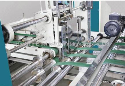 Automatic folder gluer machine for corrugated cardboard 4