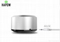 Aluminum Alloy Surface Show Luxury Portable Bluetooth Speakers With Build-in Bat 2