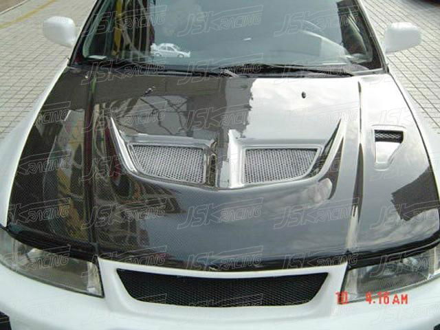 carbon fiber hood for mitsubishi