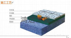 PVC plastic antistatic floor