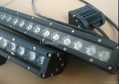 100W Single row 5W CREE XP LED light bar