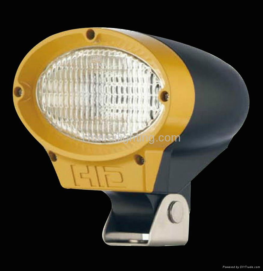 55W 6inch HID work light with Aluminum Alloy housing and internal ballast 2