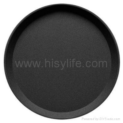 Non-slip Hotel Plate in restaurant service with Round tray in different sizes