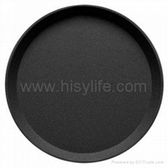 Non-slip Hotel Plate in restaurant service with Round tray in different sizes