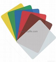 Food Grade Plastic Cutting Board color coded in square with sizes 