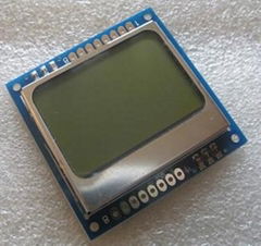 GLCD5110 with PCB 