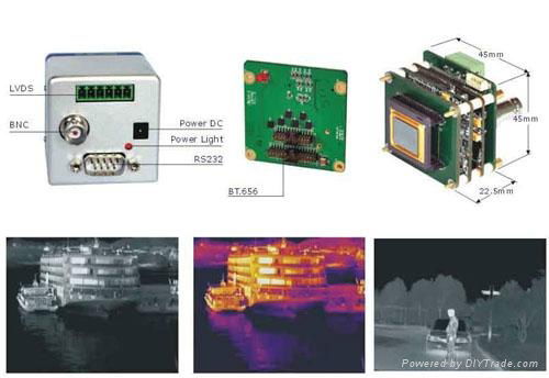 TC384 high definition infrared thermal imaging camera core module similar as FLI 2