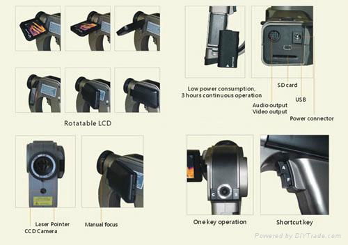 TEI-P600 portable infrared scanner-popular infrared thermal imaging camera sale 2