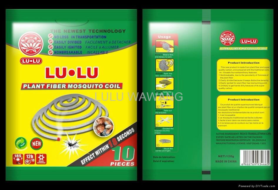 plant fibre mosquito coil