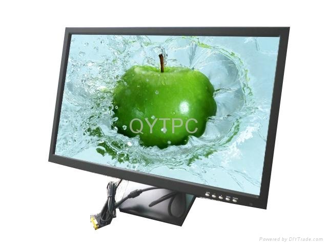 22inch touch screen monitor，tft lcd display with VGA USB port