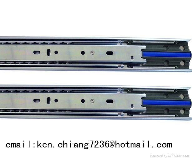 45mm 3-fold #3045-HC01 full extension ball bearing soft closing slide(BIFMA)