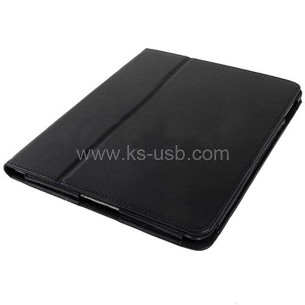 High Quality Leather Case with Holder for iPad 2 5