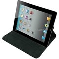 360 Degree Rotatable Leather Case with Holder for iPad 3 / The New iPad  3