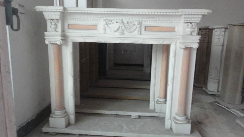 Marble mantel