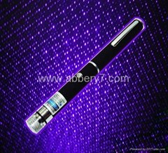 5mw Blue-Violet Galaxy Laser Pointer Galaxy Wand Laser Star Projector 