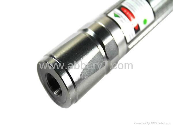 Powerful 200mW Focusable Green Laser Pointer Flashlight Burning Laser Torch 2