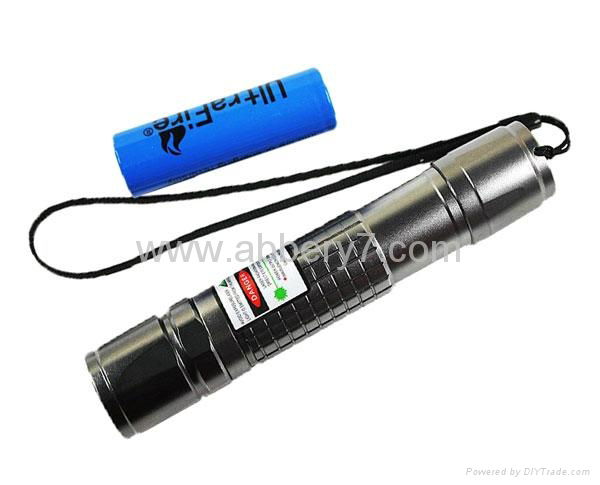 Powerful 200mW Focusable Green Laser Pointer Flashlight Burning Laser Torch 4