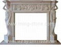 fireplace/granite fireplace/marble