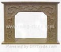 fireplace/granite fireplace/marble fireplace 2