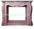 fireplace/granite fireplace/marble fireplace 3