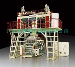Three-layer Coextrusion Downward Water Quench Blown Film Line