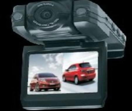 Driving car camera with dural lens and screen rotation 270 degree