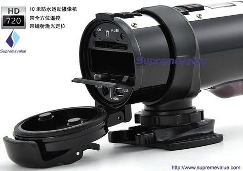 720P HD helmet camera with remote control can be used for Car Camera 2