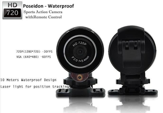 720P HD helmet camera with remote control can be used for Car Camera 3