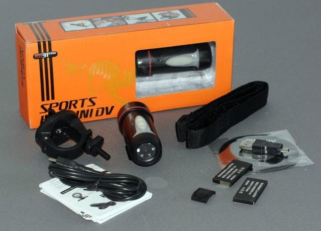 Underwater Action Camera with IED lamps & lithimum battery 2